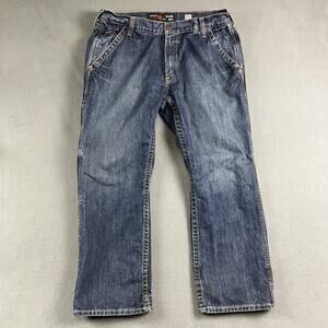Ariat M4 Jeans Mens 36X30 Blue FR Flame Fire Resistant Bootcut Workwear